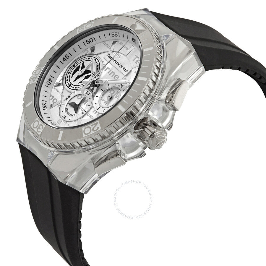 Technomarine Cruise California Chronograph Quartz Antique Silver and Grey Dial Watch TM-118122 - The Watches Men & Co #2