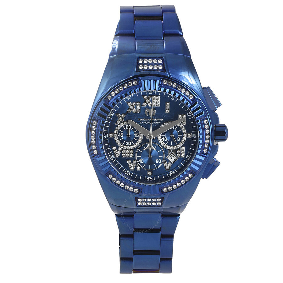 Technomarine Cruise Chronograph Quartz Crystal Blue Dial Men's Watch TM-121234 - Dawson Watches