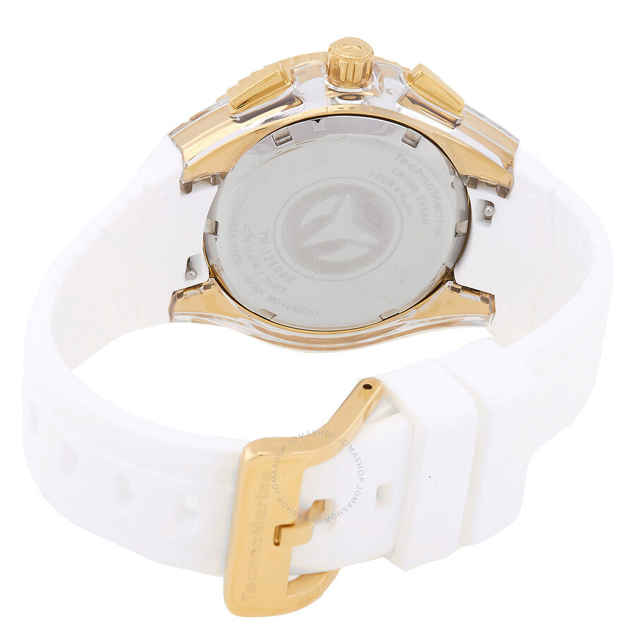 Technomarine Cruise GMT Quartz Crystal White Dial Unisex Watch TM-121004 - The Watches Men & Co #3