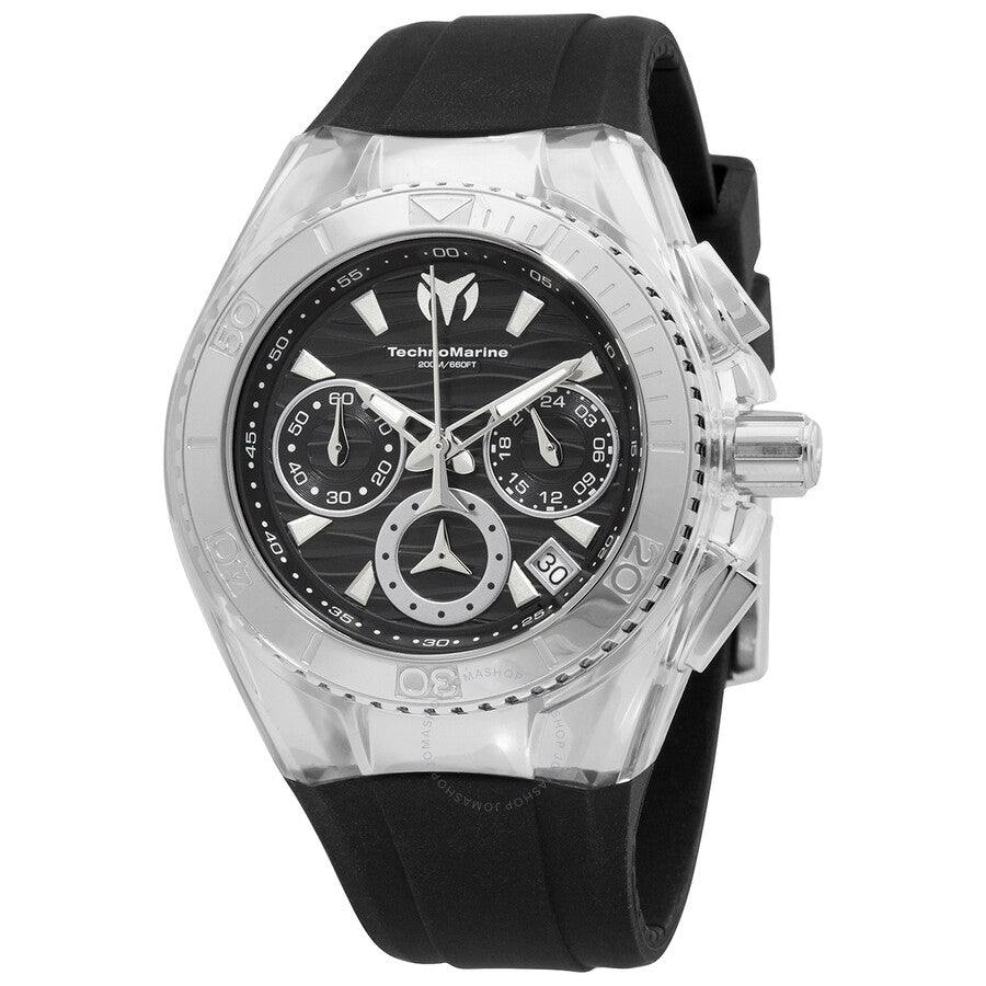 Technomarine Cruise Quartz Black Dial Ladies Watch TM-120034 - Dawson Watches