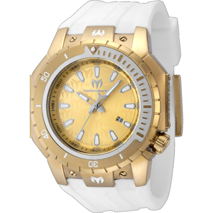 TechnoMarine Manta Quartz Gold Dial Men's Watch TM-224009 - Dawson Watches
