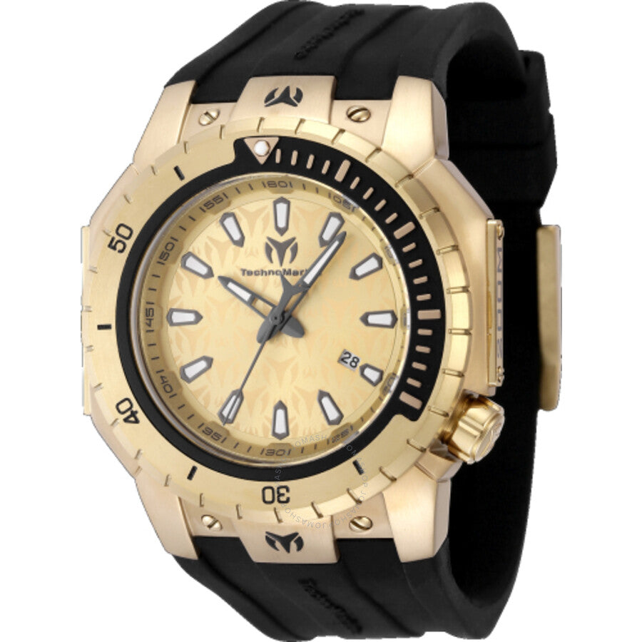 TechnoMarine Manta Quartz Gold Dial Men's Watch TM-224010 - Dawson Watches