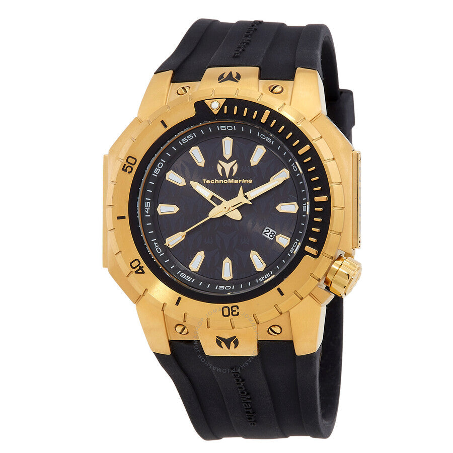 Technomarine Manta Sea Quartz Black Dial Men's Watch TM-224011 - Dawson Watches
