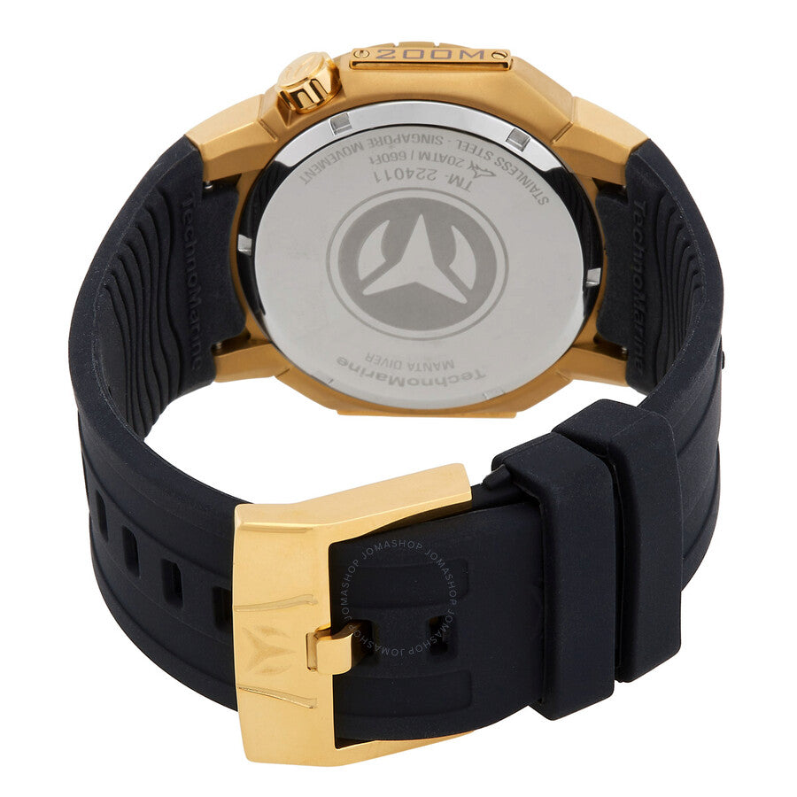 Technomarine Manta Sea Quartz Black Dial Men's Watch TM-224011 - Dawson Watches #3
