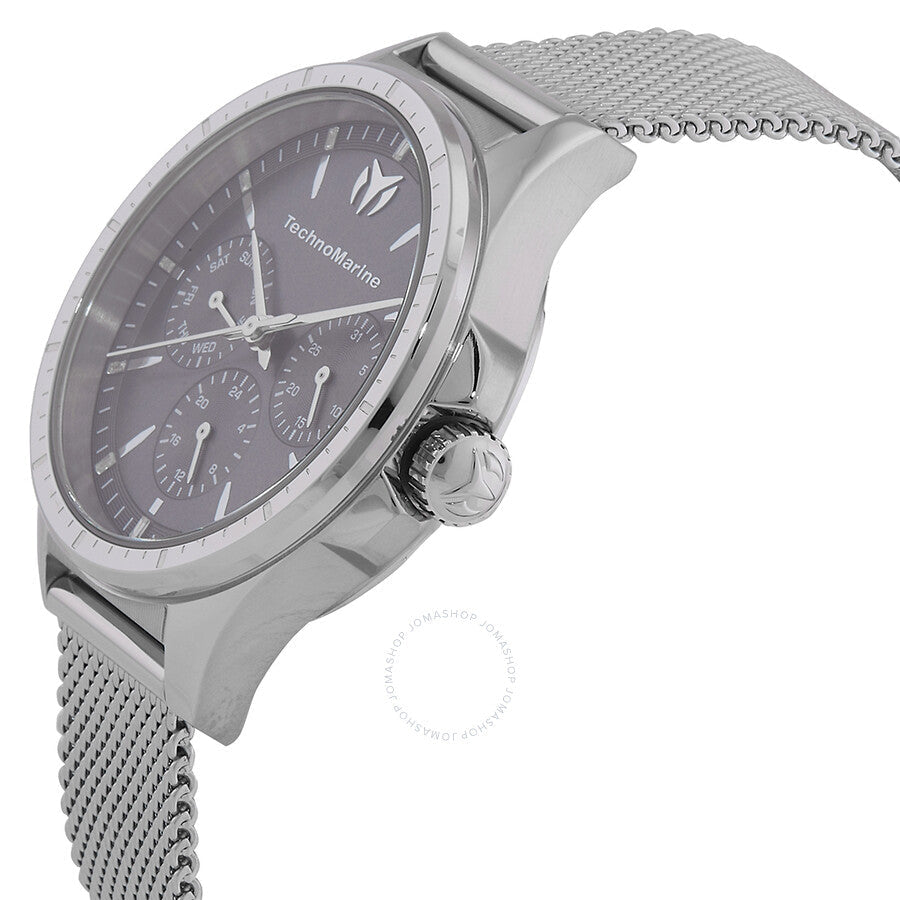 Technomarine MoonSun Date-Day Quartz Charcoal Dial Ladies Watch TM-822048 - The Watches Men & Co #2