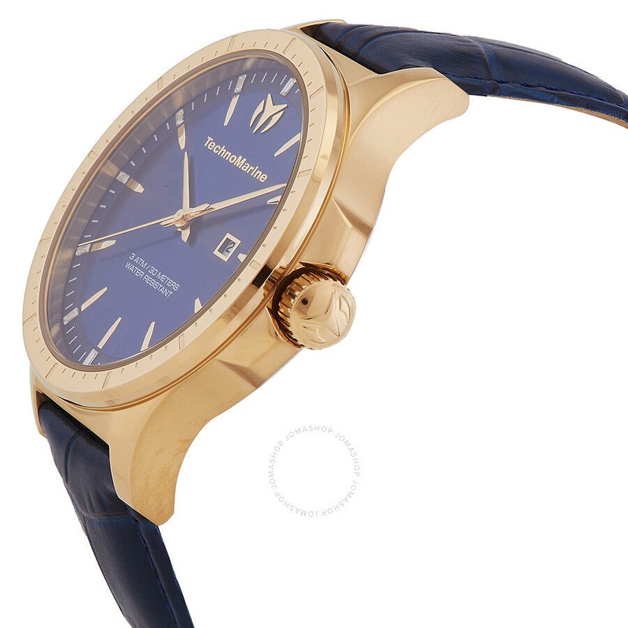 Technomarine MoonSun Date Quartz Blue Dial Men's Watch TM-822015 - The Watches Men & Co #2