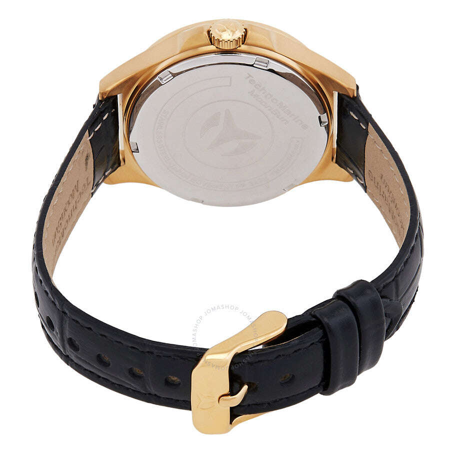 Technomarine MoonSun Date Quartz Charcoal Dial Ladies Watch TM-822044 - The Watches Men & Co #3
