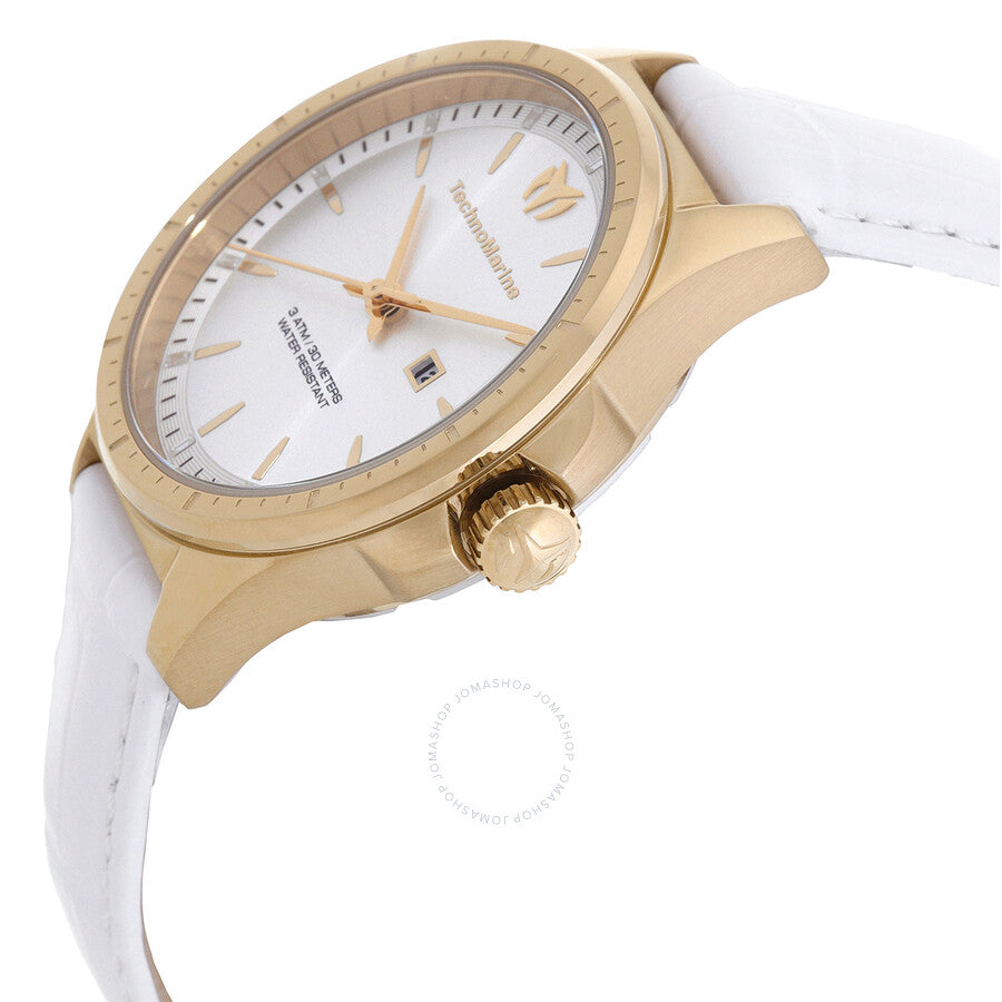 Technomarine MoonSun Date Quartz Silver Dial Ladies Watch TM-822043 - Dawson Watches #2