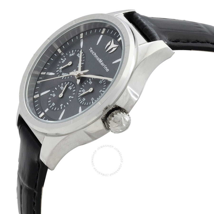Technomarine MoonSun Date-Day Quartz Charcoal Dial Ladies Watch TM-822055 - Dawson Watches #2