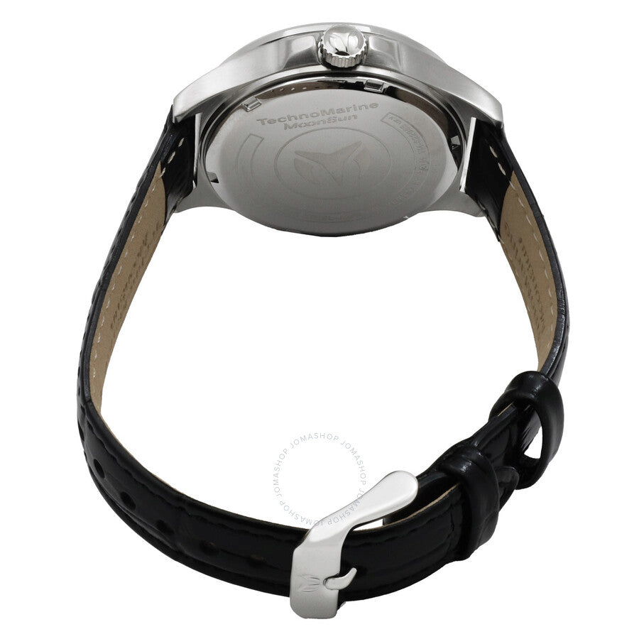Technomarine MoonSun Date-Day Quartz Charcoal Dial Ladies Watch TM-822055 - Dawson Watches #3