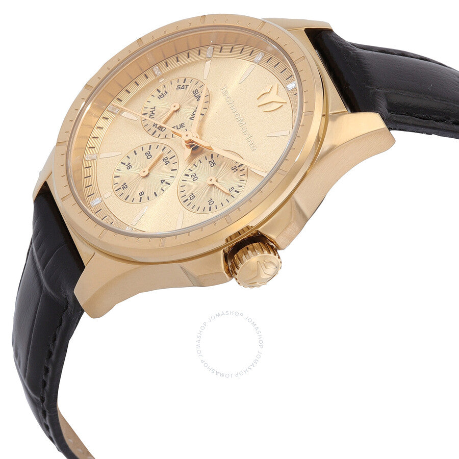 Technomarine MoonSun Quartz Gold Dial Unisex Watch TM-822060 - Dawson Watches #2