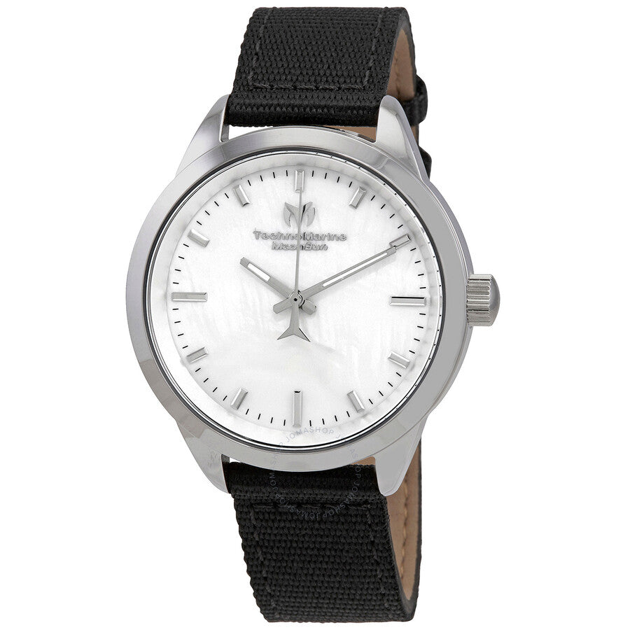 Technomarine Moonsun Quartz Mother Of Pearl Dial Ladies Watch Tm-820000 - The Watches Men & Co
