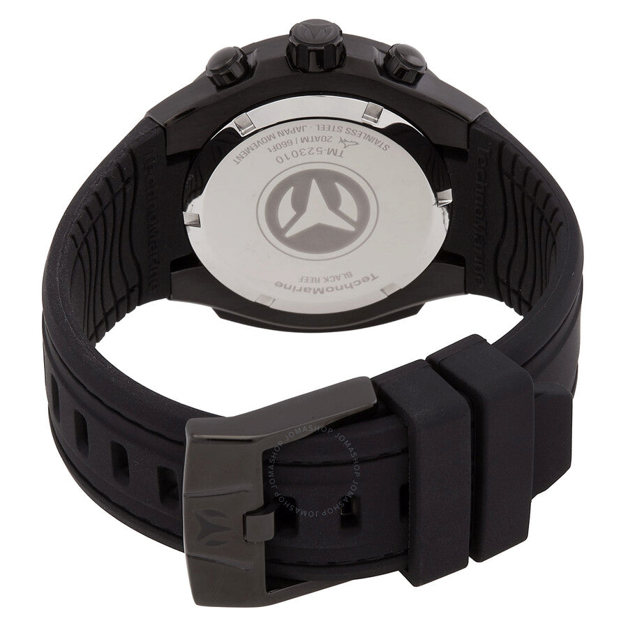 Technomarine Reef Black Chronograph GMT Quartz Black Dial Men's Watch TM-523010 - Dawson Watches #3