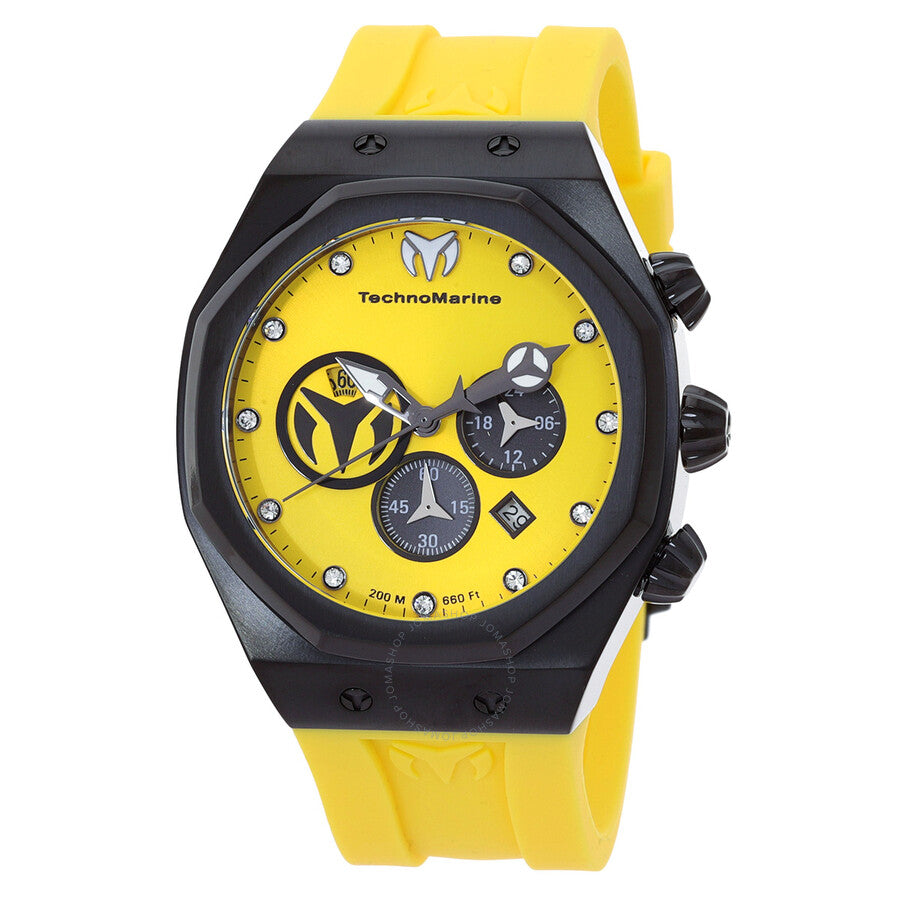 Technomarine Reef Sun Chronograph Date GMT Quartz Crystal Men's Watch TM-523002 - Dawson Watches