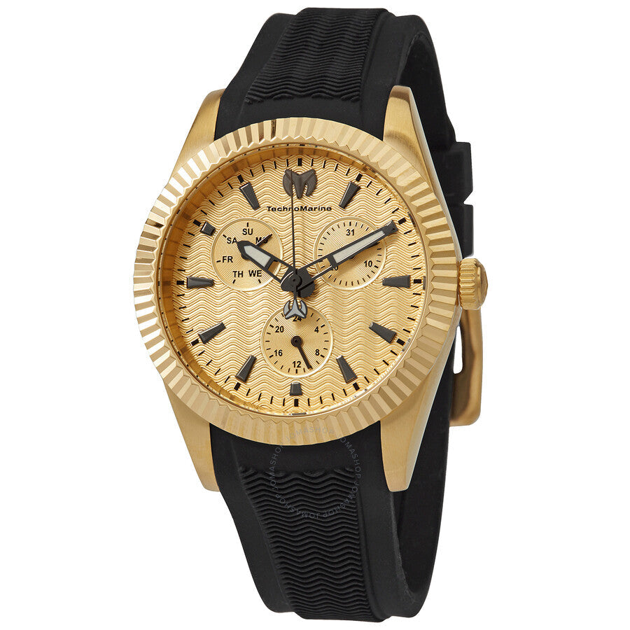 Technomarine Sea Dream Quartz Gold Dial Ladies Watch TM-719031 - The Watches Men & Co