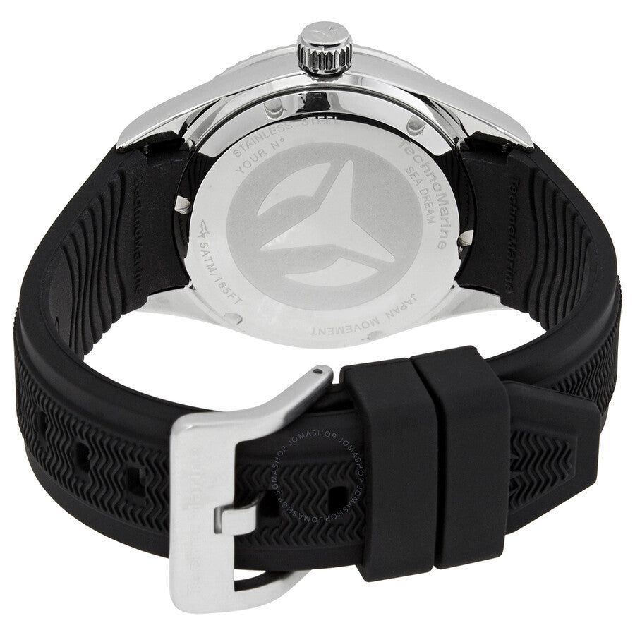 TechnoMarine Sea Quartz Black Dial Men's Watch TM-719022 - The Watches Men & Co #3