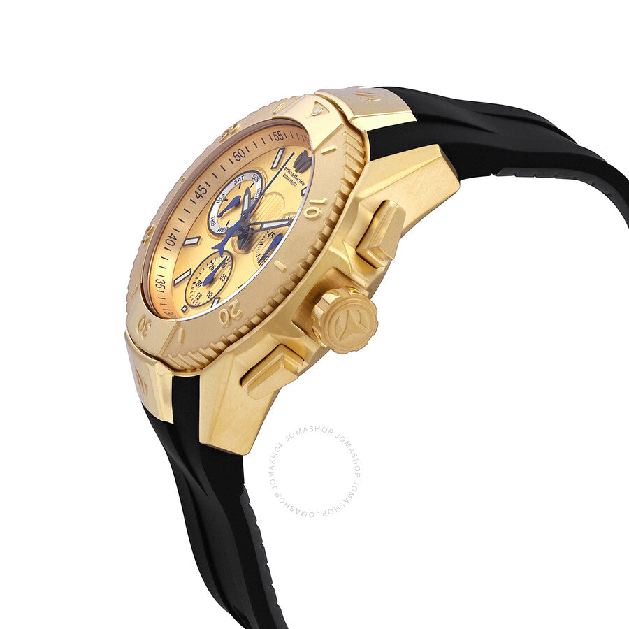 Technomarine UF6 Chronograph Quartz Gold Dial Men's Watch TM-617001 - The Watches Men & Co #2