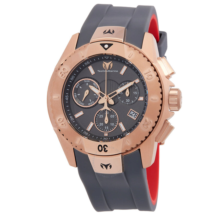 Technomarine UF6 Chronograph Quartz Gunmetal Dial Men's Watch TM-621036 - The Watches Men & Co