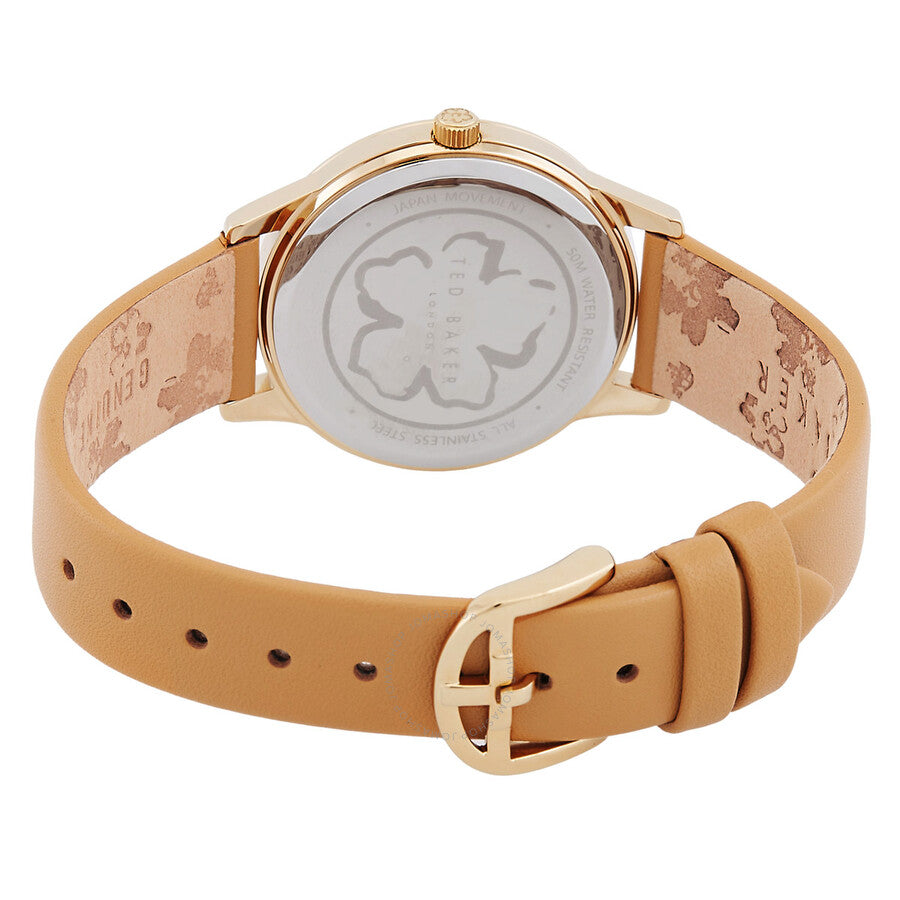 Ted Baker Fitzrovia Classic Chic Quartz Gold Dial Ladies Watch and Bracelet Set BKGFW22199I - The Watches Men & Co #3