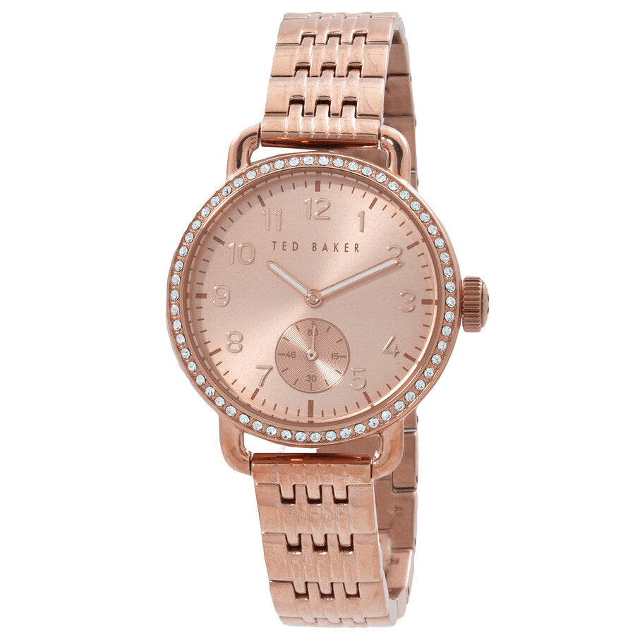 Ted Baker Hannah Quartz Rose Gold Dial Men's Watch BKPHHS001 - The Watches Men & Co