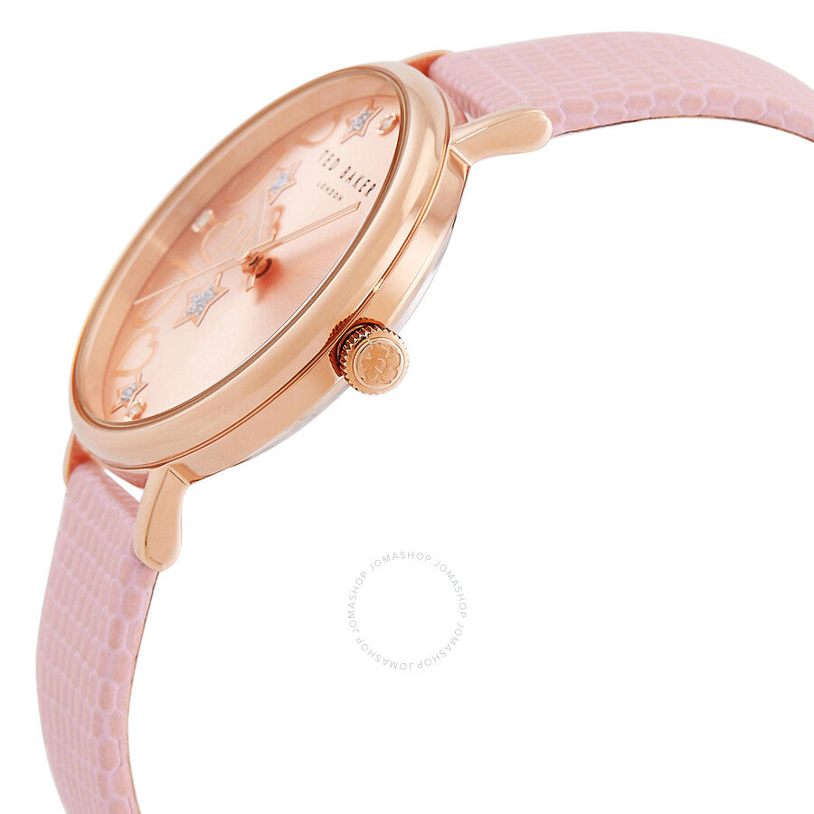 Ted Baker Phylipa Hearts & Stars Quartz Rose Gold Dial Watch and Bracelet Set BKGFW22129I - Kiwi Watches #2