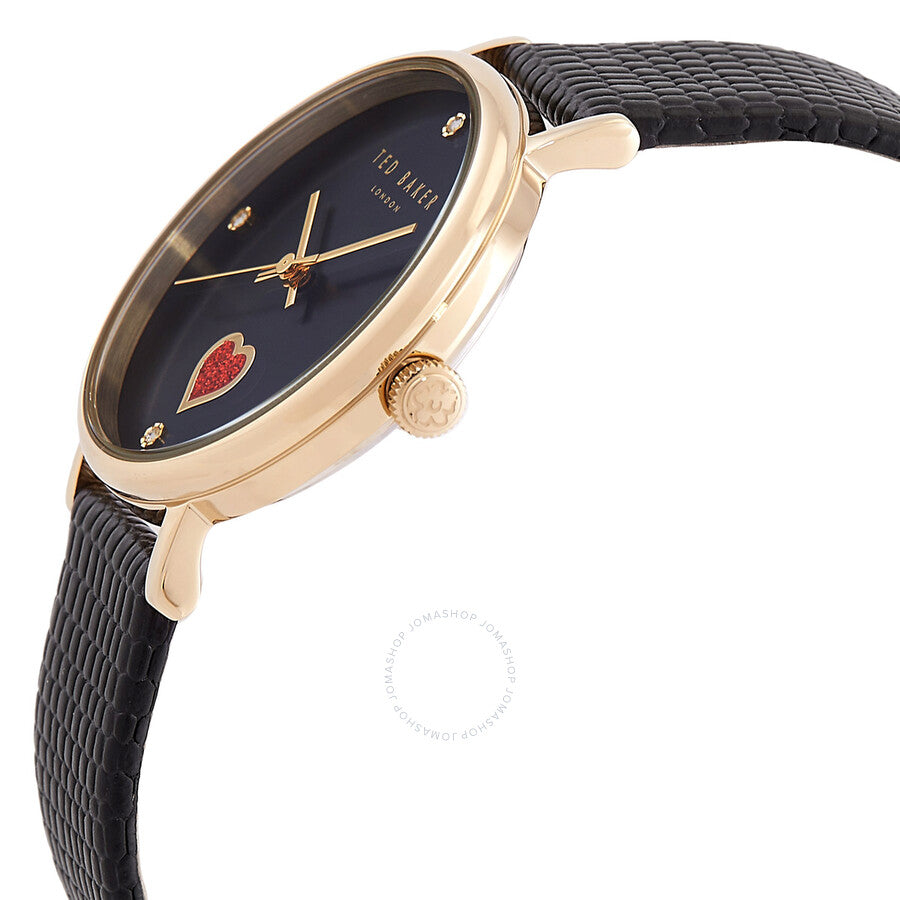 Ted Baker Phylipa Quartz Crystal Black Dial Ladies Watch and Bracelet Set BKGFW22159I - The Watches Men & Co #2