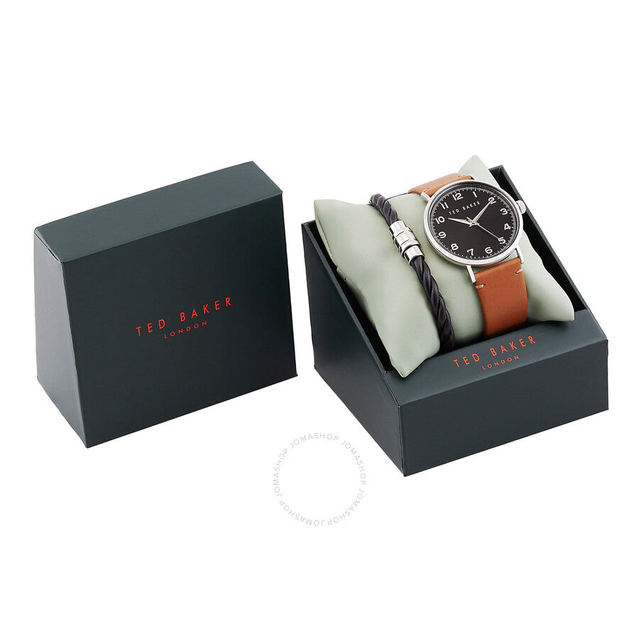 Ted Baker Phylipa Quartz Digital Black Dial Men's Watch and Bracelet Set BKG0287009I - The Watches Men & Co #4