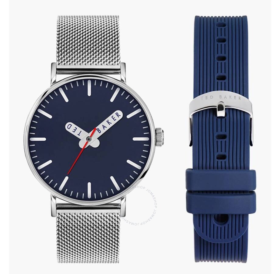 Ted Baker Tb Urban Quartz Blue Dial Unisex Watch Giftset BKGFW22249I - The Watches Men & Co