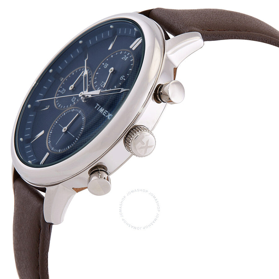 Timex Chicago Chronograph Quartz Blue Dial Men's Watch TW2W76200 - The Watches Men & Co #2