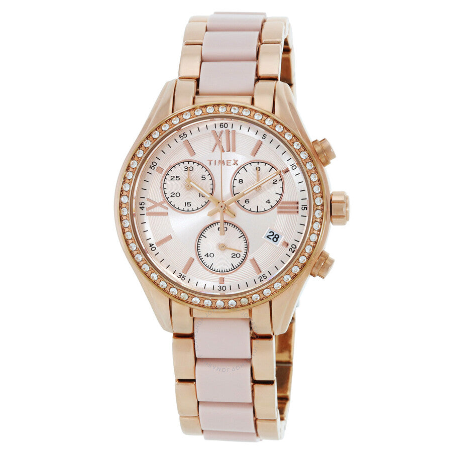 Timex Chronograph Quartz Crystal Ladies Watch TW2V75000 - Dawson Watches