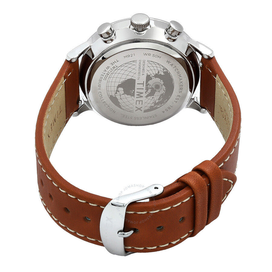 Timex Chronograph Quartz White Dial Men's Watch TW2T28000 - The Watches Men & Co #3