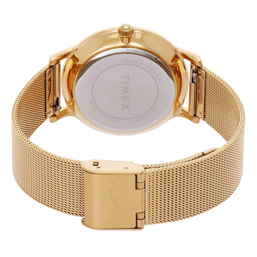 Timex Metropolitan Quartz Champagne Dial Ladies Watch TW2T25900 - Dawson Watches #3