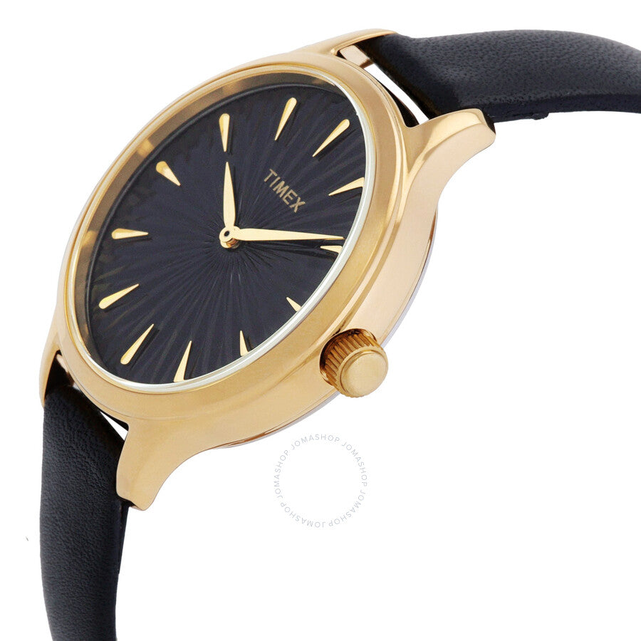 Timex Peyton Quartz Black Dial Ladies Watch TW2V06600VQ - Dawson Watches #2