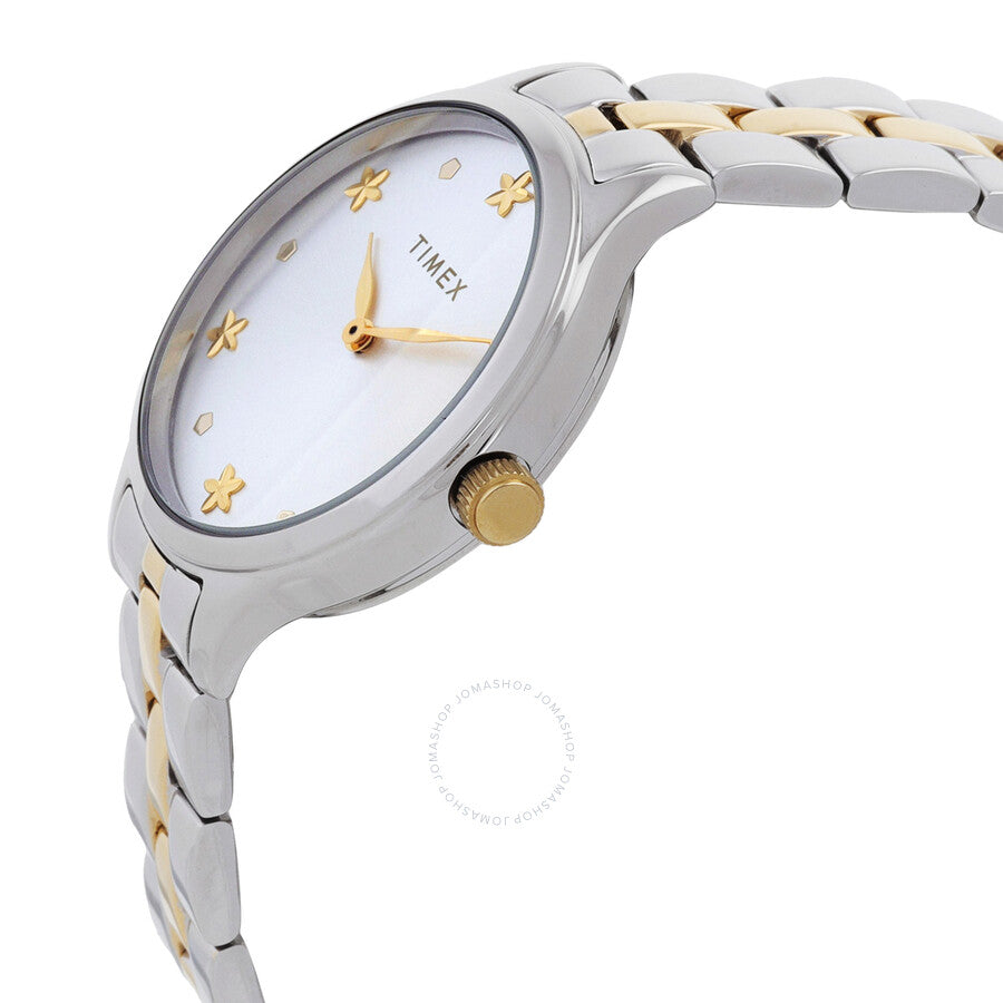 Timex Peyton Quartz Silver Dial Ladies Watch TW2V23500 - The Watches Men & Co #2