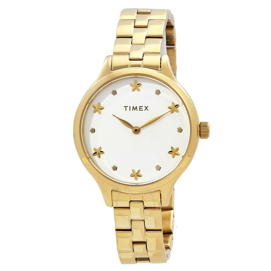 Timex Peyton Quartz White Dial Ladies Watch TW2V23300 - Dawson Watches