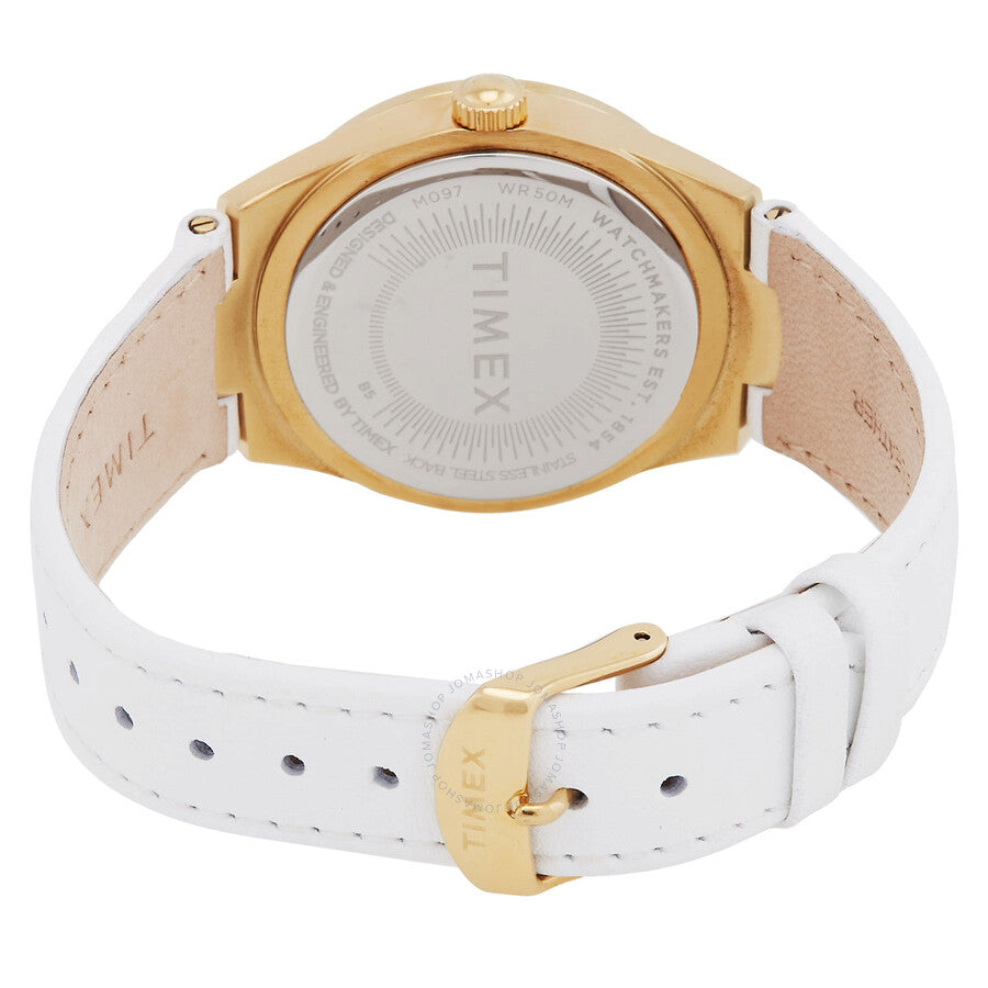 Timex Simone Multifunction Quartz Crystal White Dial Ladies Watch TW2V80500VQ - The Watches Men & Co #3