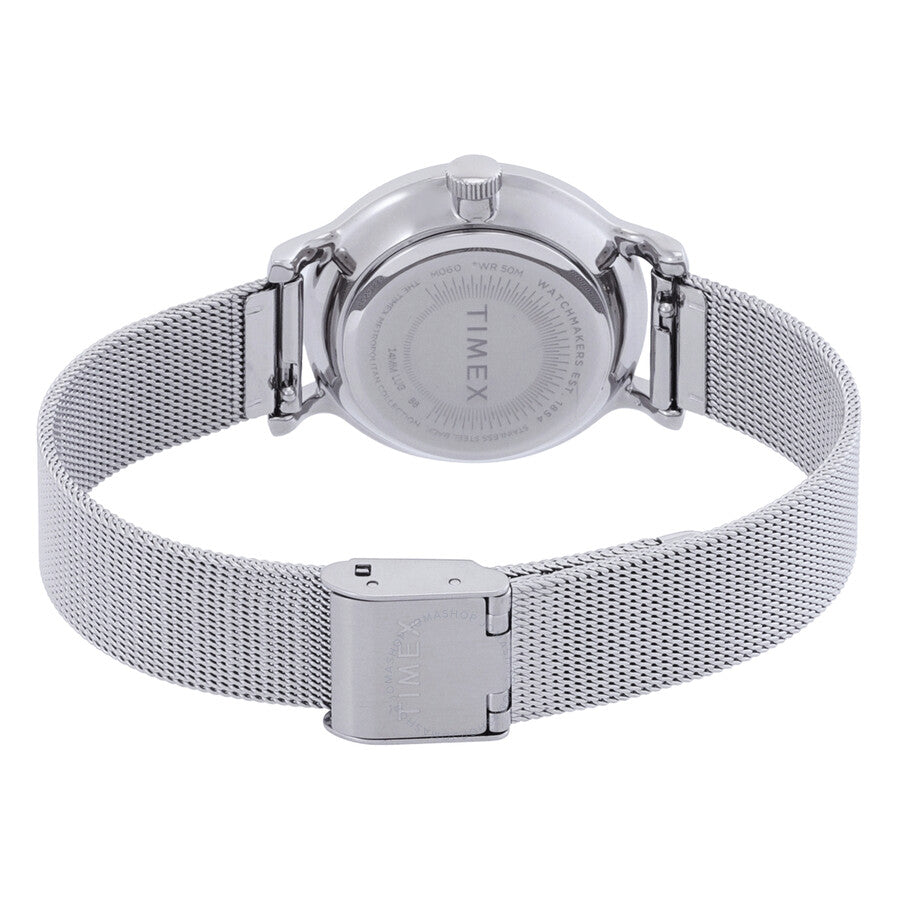 Timex Transcend Quartz Crystal Silver Dial Ladies Watch TW2U92900 - The Watches Men & Co #3