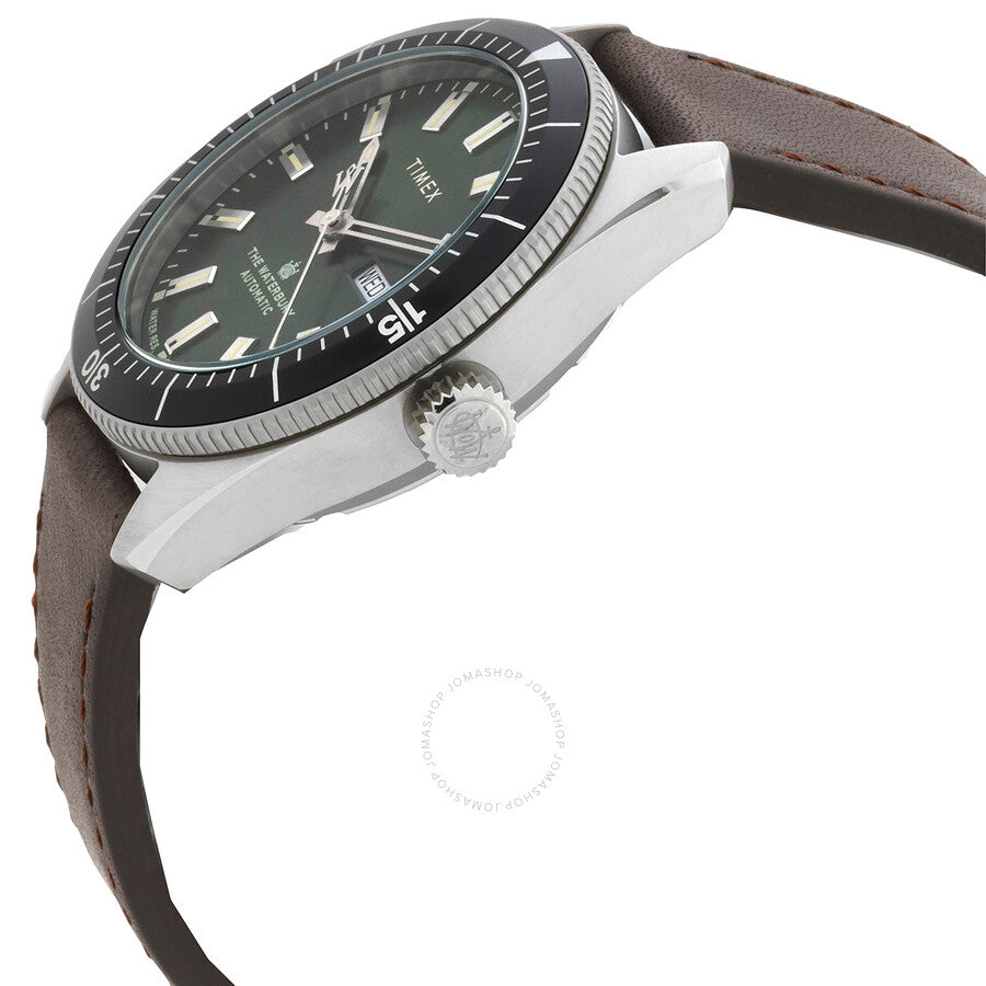 Timex Waterbury Automatic Green Dial Men's Watch TW2V24700 - The Watches Men & Co #2