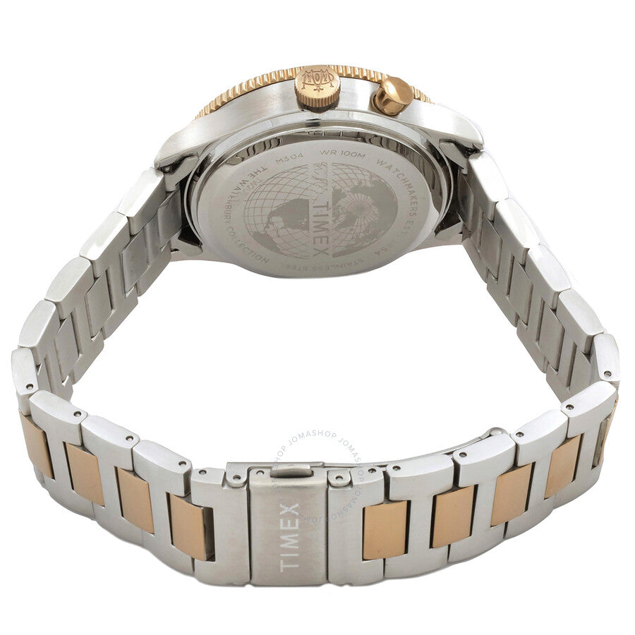 Timex Waterbury GMT Quartz Blue Dial Men's Watch TW2U90600VQ - The Watches Men & Co #3