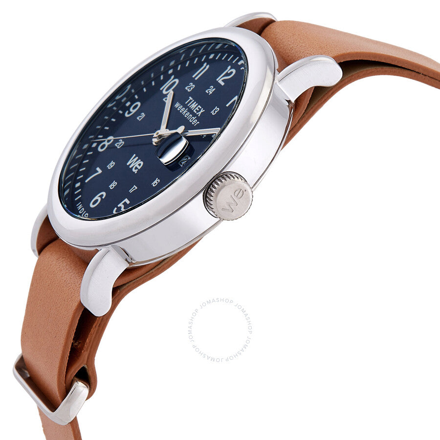 Timex Weekender Quartz Blue Dial Watch TW2W86800 - The Watches Men & Co #2