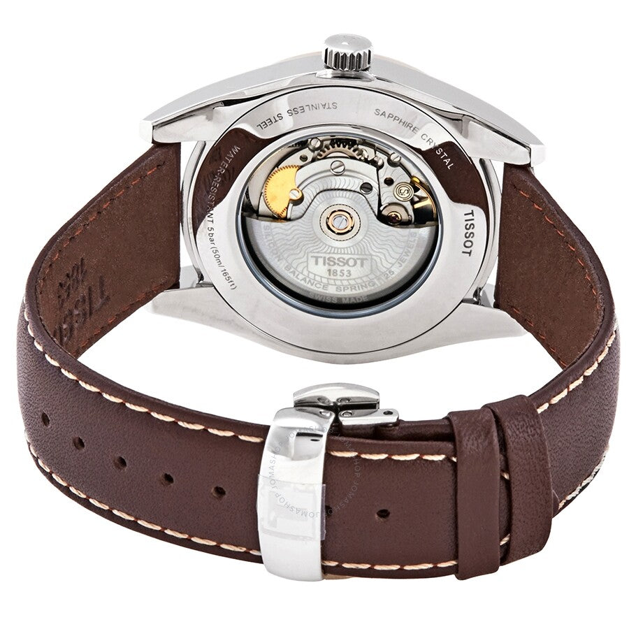 Tissot Automatic Brown Dial Men's Watch T927.407.46.291.00 - The Watches Men & Co #3