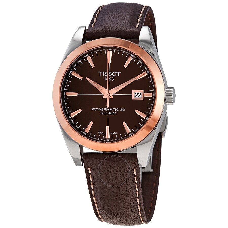 Tissot Automatic Brown Dial Men's Watch T927.407.46.291.00 - The Watches Men & Co