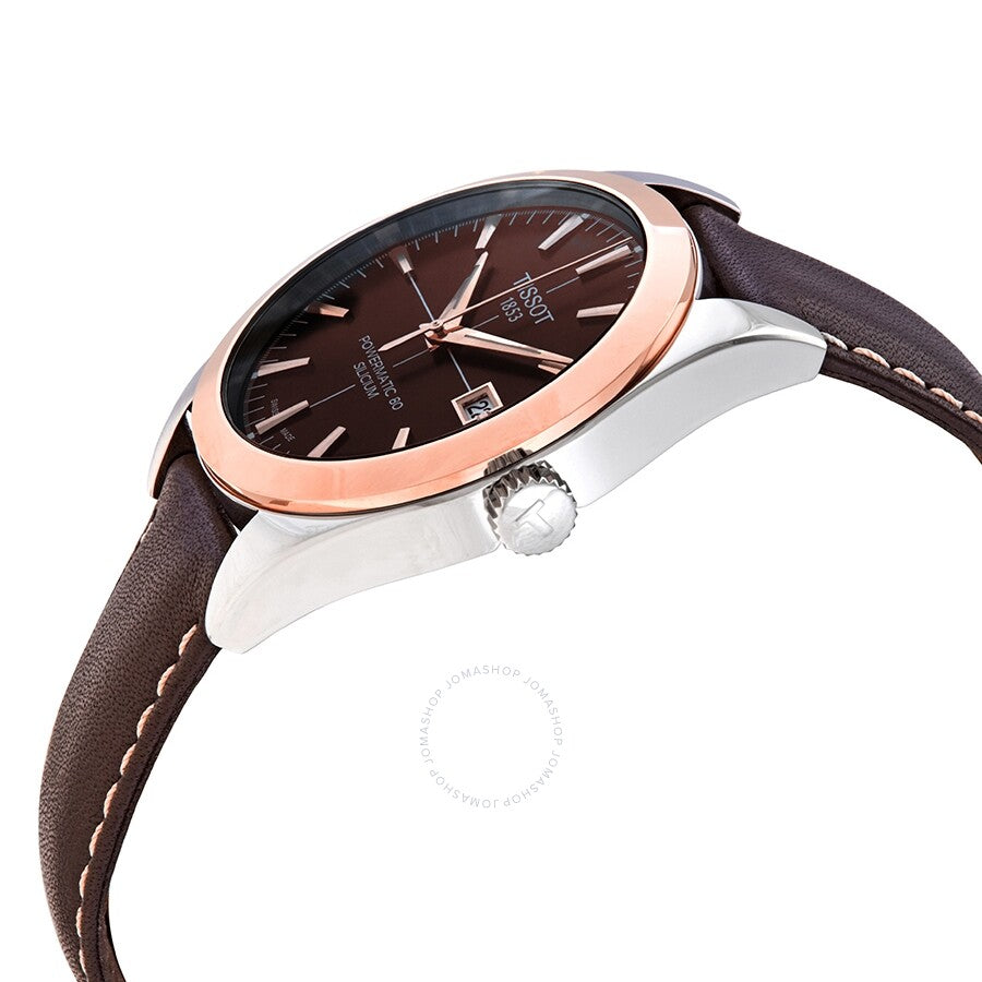 Tissot Automatic Brown Dial Men's Watch T927.407.46.291.00 - The Watches Men & Co #2
