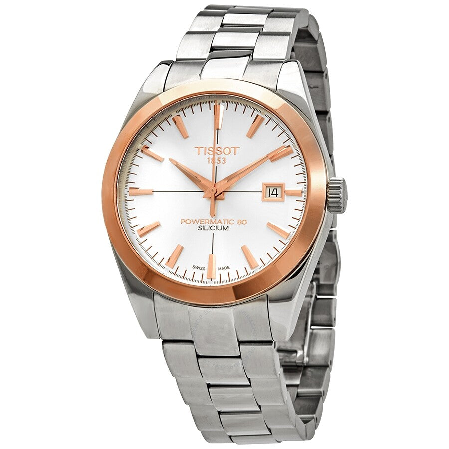 Tissot T-Gold Automatic Silver Dial Men's Watch T927.407.41.031.00 - Dawson Watches