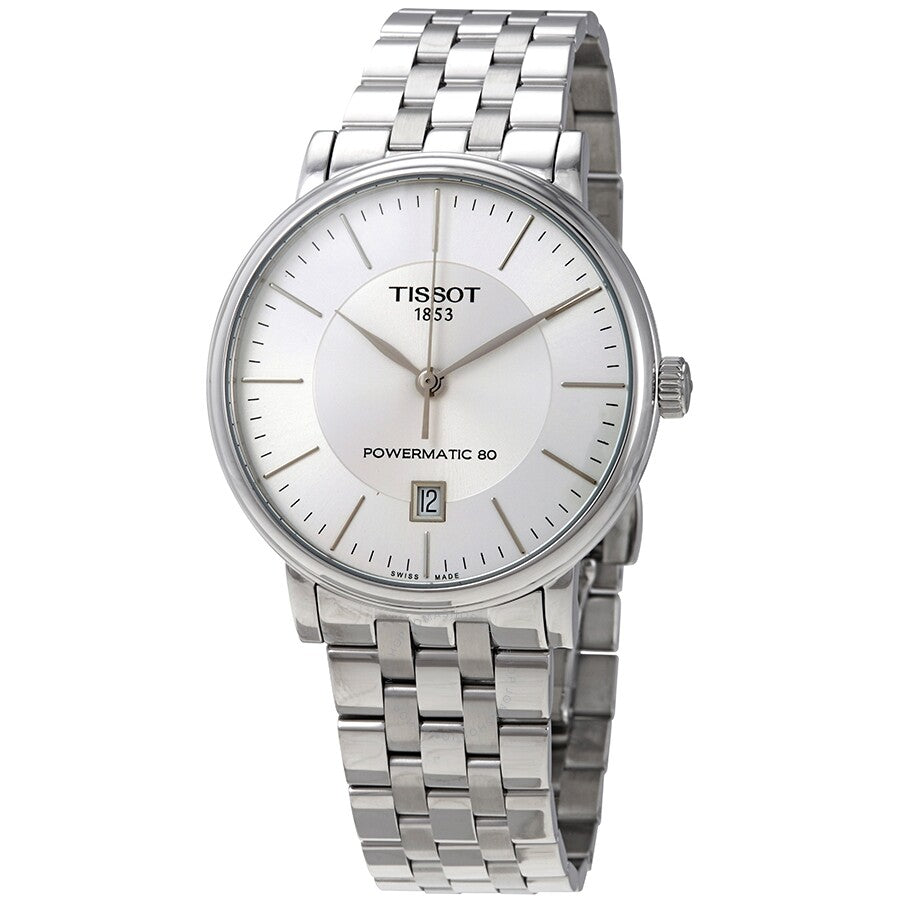 Tissot Carson Automatic Silver Dial Men's Watch T122.407.11.031.00 - The Watches Men & Co