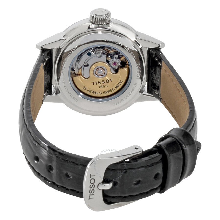 Tissot Carson Automatic White Dial Ladies Watch T085.207.16.013.00 - The Watches Men & Co #3
