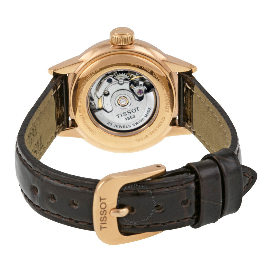 Tissot Carson Automatic White Dial Ladies Watch T085.207.36.013.00 - The Watches Men & Co #3