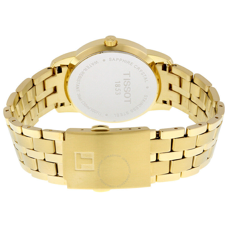 Tissot Classic Dream Black Dial Gold PVD Watch T033.410.33.051.01 - The Watches Men & Co #3