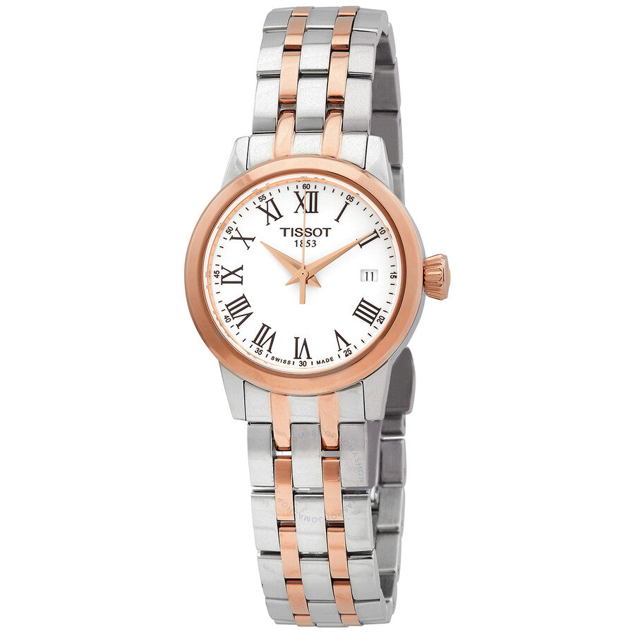 Tissot Classic Dream Quartz White Dial Ladies Watch T129.210.22.013.00 - Dawson Watches
