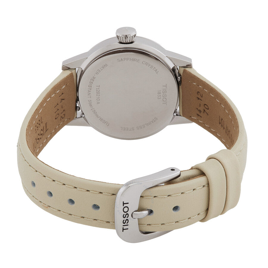 Tissot Classic Dream Quartz White Mother of Pearl Dial Ladies Watch T1292101611100 - The Watches Men & Co #3